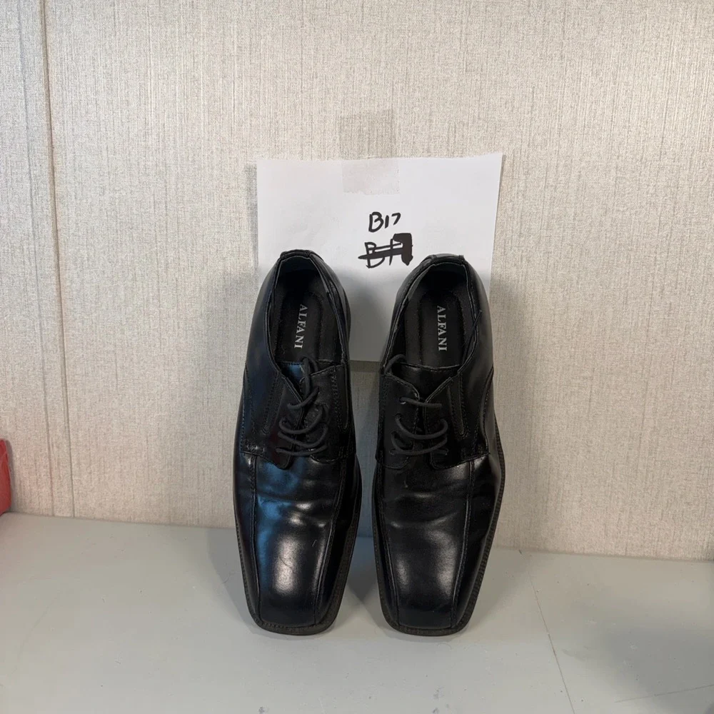 Alfani Men's Proud Bike Toe Oxfords Shoes Black‎ Size 10M